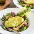 Chicken bacon roasted asparagus salad
