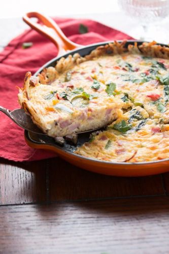 Hash Browns Ham Frittata