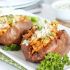 Buffalo Chicken Stuffed Sweet Potato