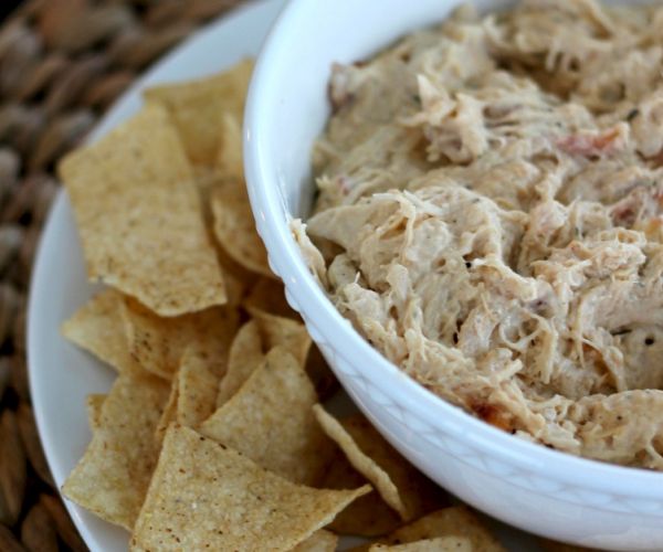 4 ingredient slow cooker chicken crack dip