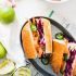 Vegan Banh Mi Sandwich with Ginger Lime Hummus