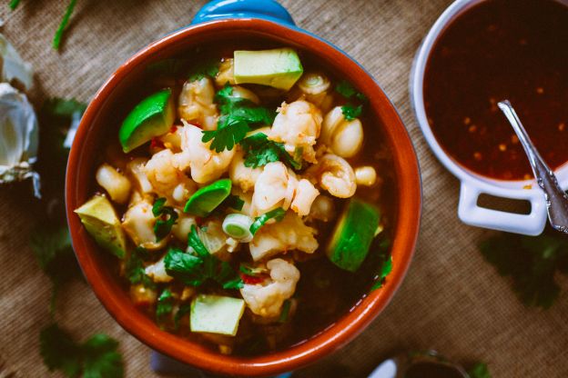 Spicy Shrimp Pozole