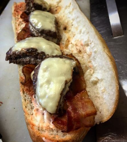 Bacon CHeeseburger - Riccotti's Sandwich Shop (Rhode Island)