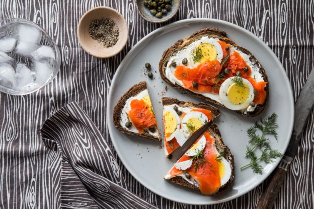 Smoked Salmon on Toast