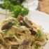 Tagliatelle in mushroom sauce
