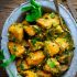Sweet Potatoes With Coconut, Curry and Mint