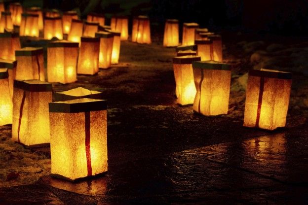 Tea-light lanterns