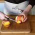 Peel the grapefruit