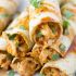 Honey BBQ Slow Cooker Chicken Taquitos
