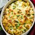 30 Minute Chicken & Broccoli Tortellini Alfredo Bake