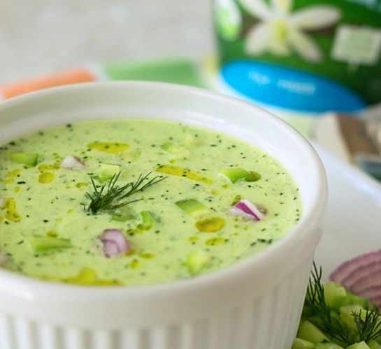 chilled cucumber soup