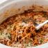 Easy Crockpot Spaghetti Casserole