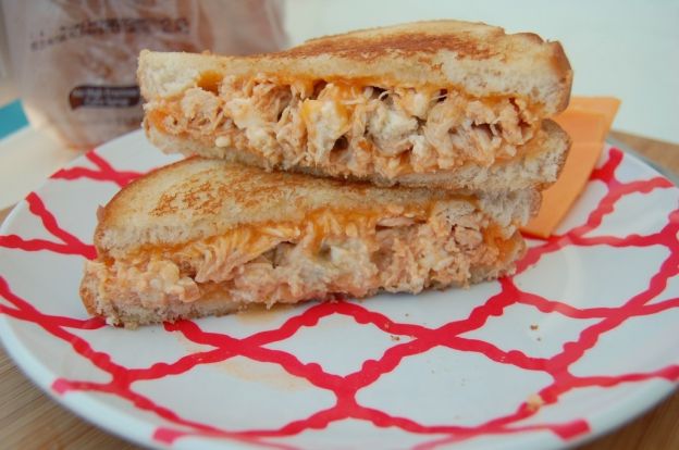 Buffalo Chicken Grilled Cheese