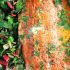One-Pan Garlic Butter Salmon and Swiss Chard