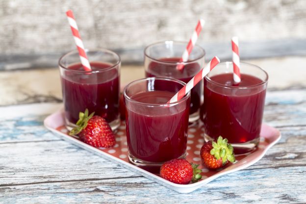 Strawberry Lime Shooters