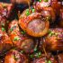 Bacon Wrapped Bratwurst Bites