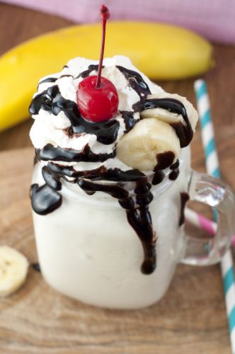 Banana Split Milkshake