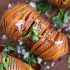 Detox hasselback sweet potatoes