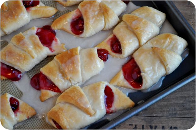 Easy cherry turnovers