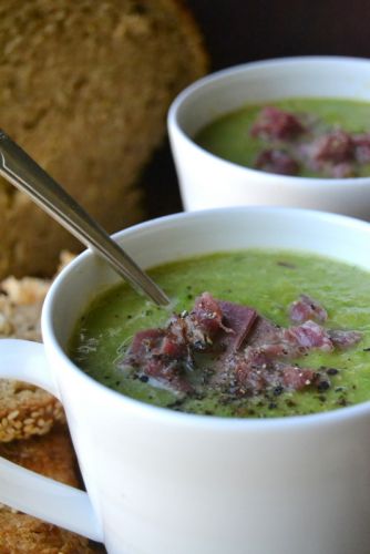 Ham and pea soup