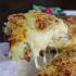 Three-cheese stuffed rosti potatoes