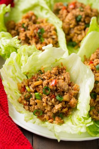 Slow Cooker Asian Chicken Lettuce Wraps