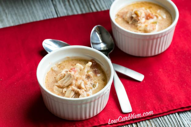 Crockpot Mexican chicken soup