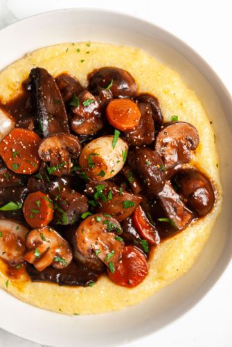 Mushroom Bourguignon