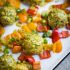 Sheet Pan Zucchini Chicken Meatballs with Coconut Curry Sauce