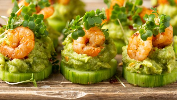 Cucumber Shrimp Bites
