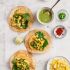 Tostadas with Smoky Sweet Corn Hummus