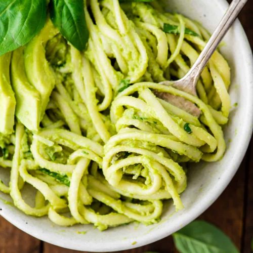 Creamy Avocado Basil Pasta