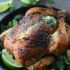 Poblano Cilantro and Lime Roast Chicken