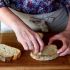 Rub the garlic onto the bread