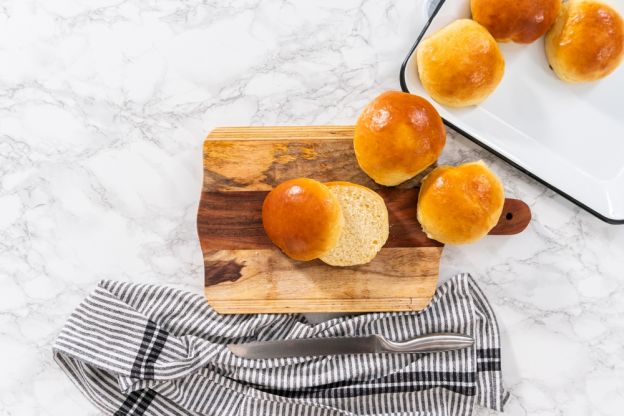 Easy Brioche Buns 