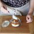 Layer with cream