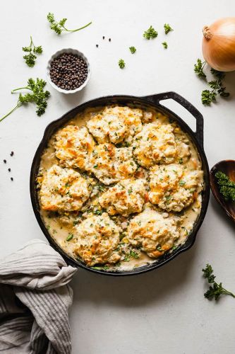 Biscuit Topped Vegetarian Pot Pie