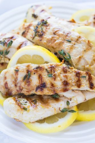 Grilled Paleo lemon chicken with thyme