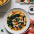 1-Pot Chicken Soup with White Beans and Kale
