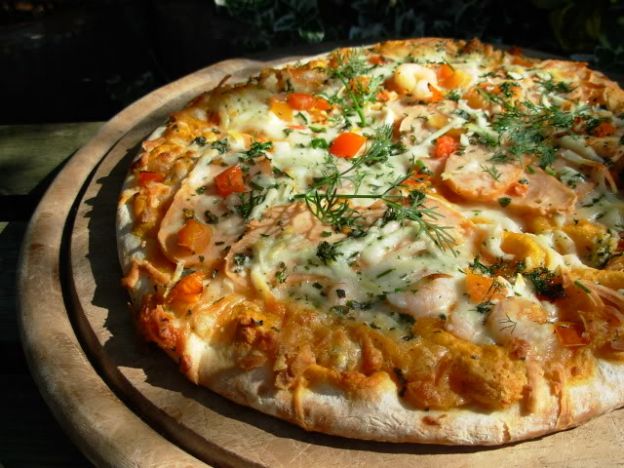 Scottish Smoked Salmon Pizza
