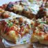 Fig, caramelized onion and chicken sausage pizza