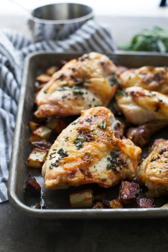 5 ingredient sage butter roasted chicken