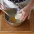 The day before, prepare the white chocolate ganache