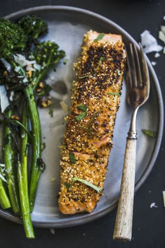 Quinoa-Crusted Salmon