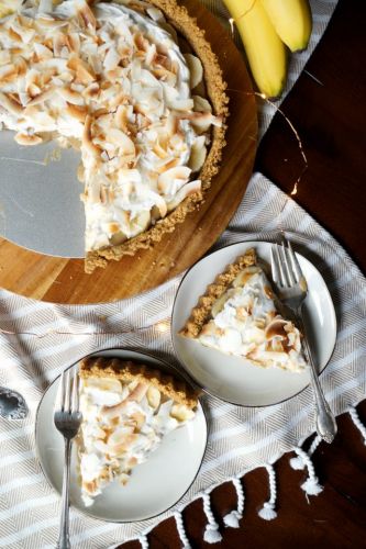 Vegan Coconut Banoffee Pie