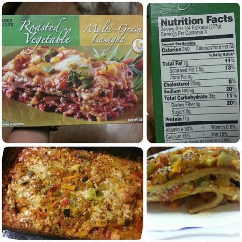 Trader Joe's Roasted Vegetable Multi-Grain Lasagna