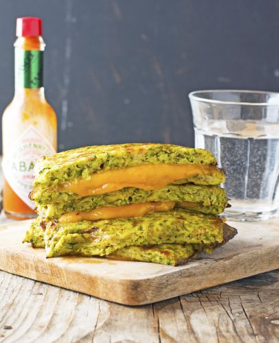 Zucchini Crust Grilled Cheese