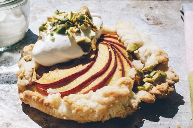 Peach Pistachio Galette