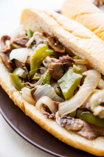 Sheet Pan Philly Cheesesteak