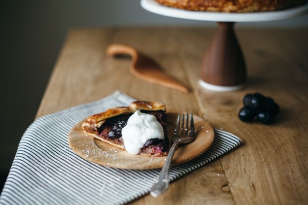 Peanut Butter and Grape Galette